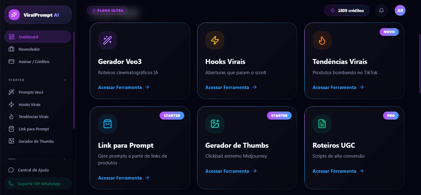 Pack completo para criação de vídeos com IA: CapCut, Viral Prompt, Veo 3, Google Flow e mais